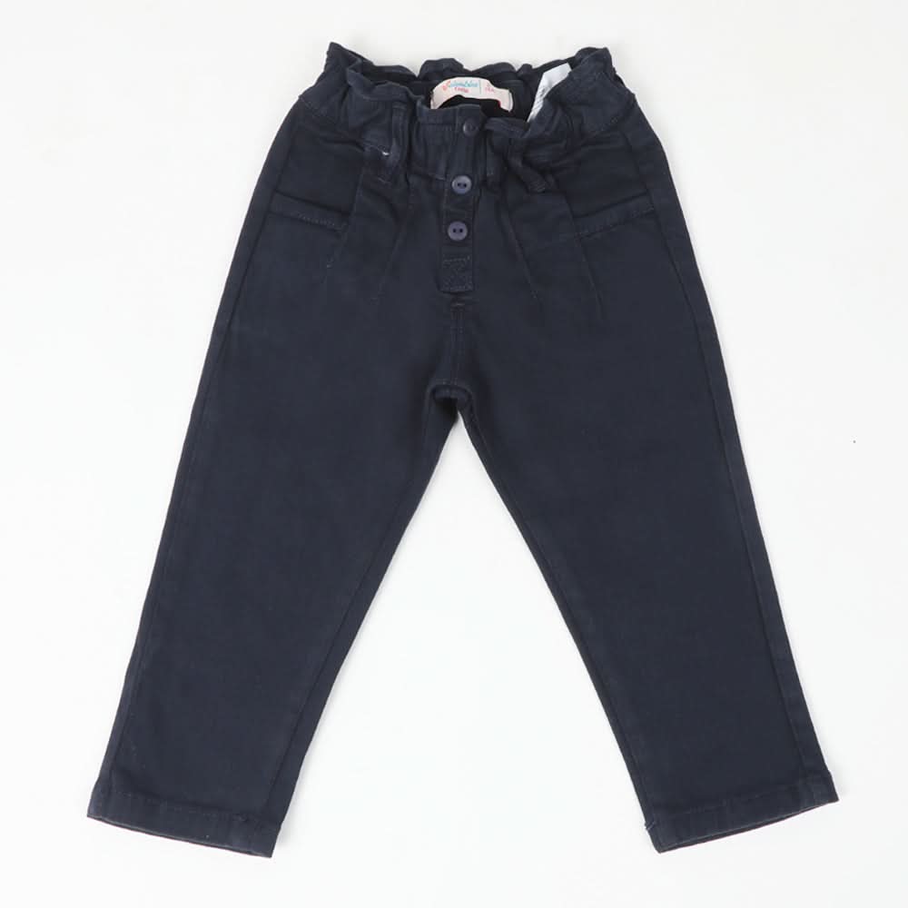 Girls Cotton Pant - Navy Blue, Girls Pants & Capri, Chase Value, Chase Value