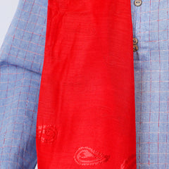Women's Jacquard Turkish Scarves - Red