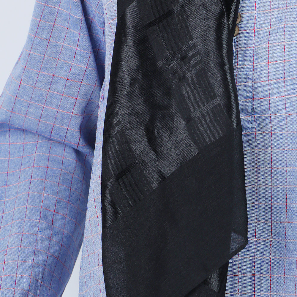 Women's Jacquard Turkish Scarves - Black, Women Shawls & Scarves, Chase Value, Chase Value