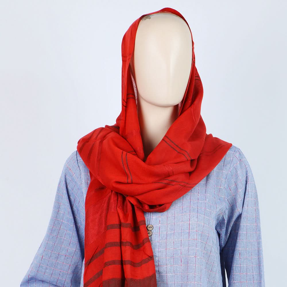 Women's Turkish Dupatta - Rust, Women Shawls & Scarves, Chase Value, Chase Value