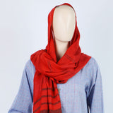 Women's Turkish Dupatta - Rust, Women Shawls & Scarves, Chase Value, Chase Value