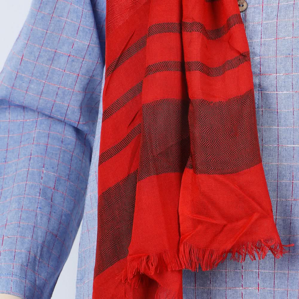 Women's Turkish Dupatta - Rust, Women Shawls & Scarves, Chase Value, Chase Value