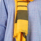 Women's Turkish Dupatta - Yellow, Women Shawls & Scarves, Chase Value, Chase Value