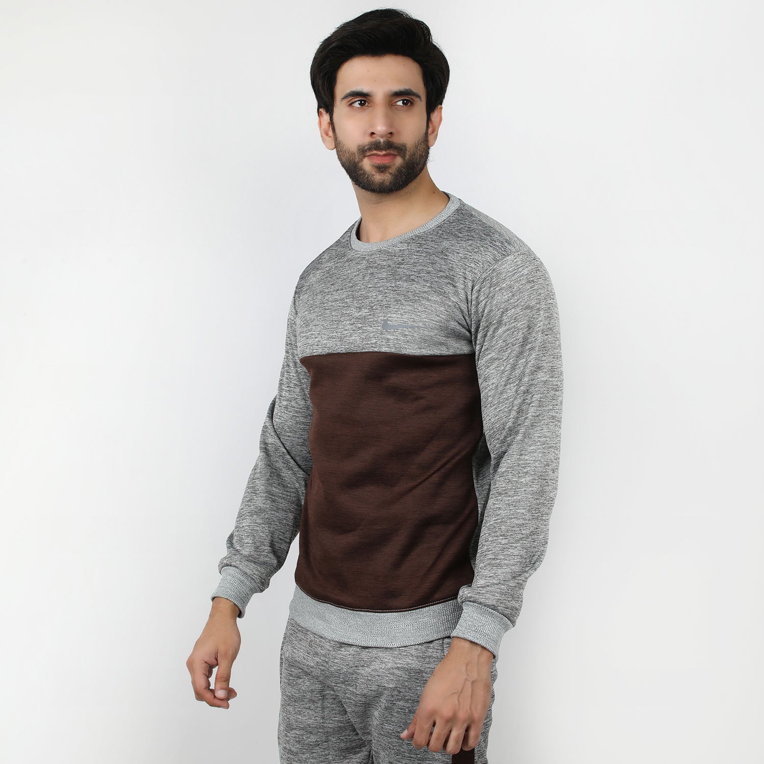 Men's Full Sleeves Sweat Shirt - Grey, Men's Sweater & Sweat Shirts, Chase Value, Chase Value