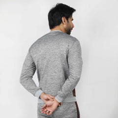 Men's Full Sleeves Sweat Shirt - Grey