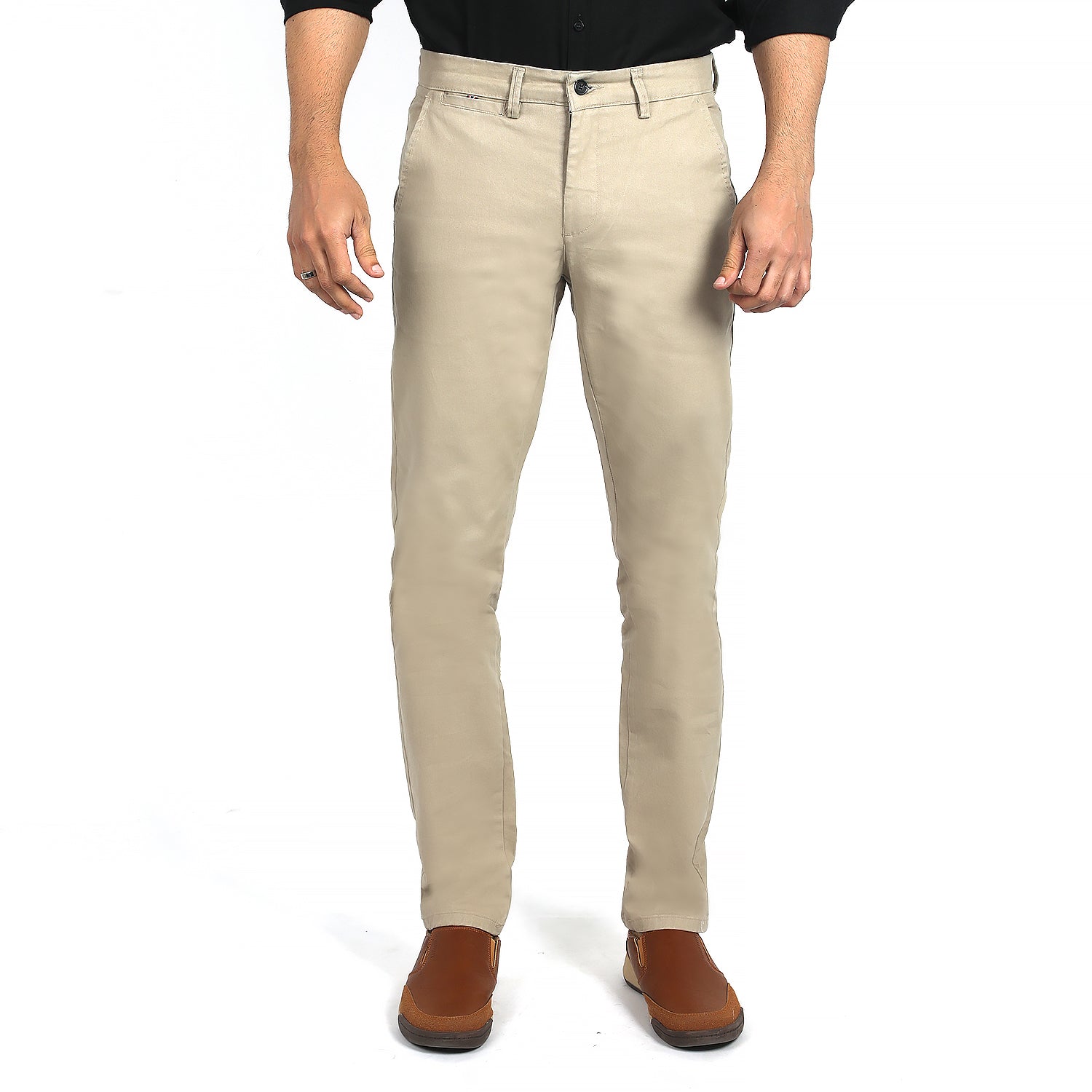 Eminent Men's Cotton Casual Pant - Beige, Men's Casual Pants & Jeans, Eminent, Chase Value