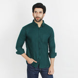 Men's Casual Chambray Shirt - Dark Green, Men's Shirts, Chase Value, Chase Value