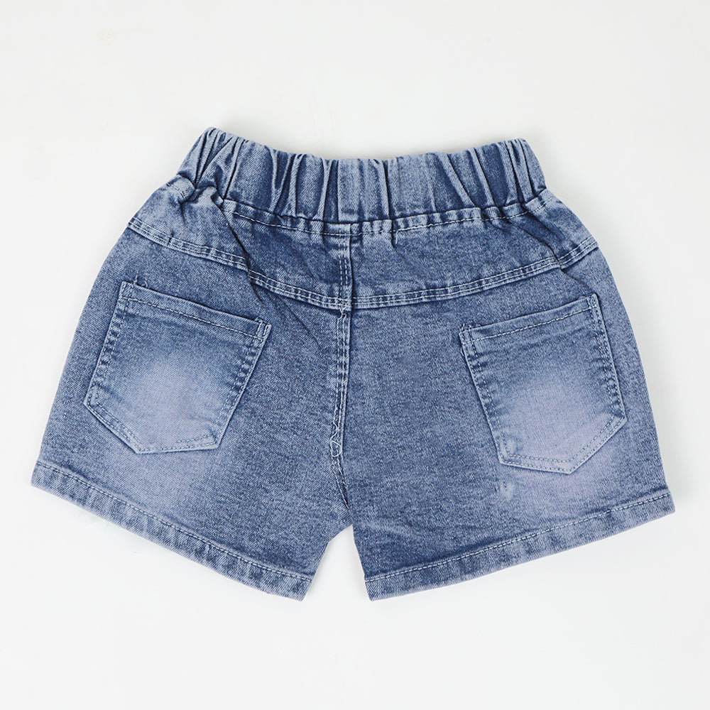 Girls Short - Blue, Girls Shorts Skirts, Chase Value, Chase Value