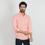 Men's Casual Chambray Shirt - Light Salmon, Men's Shirts, Chase Value, Chase Value