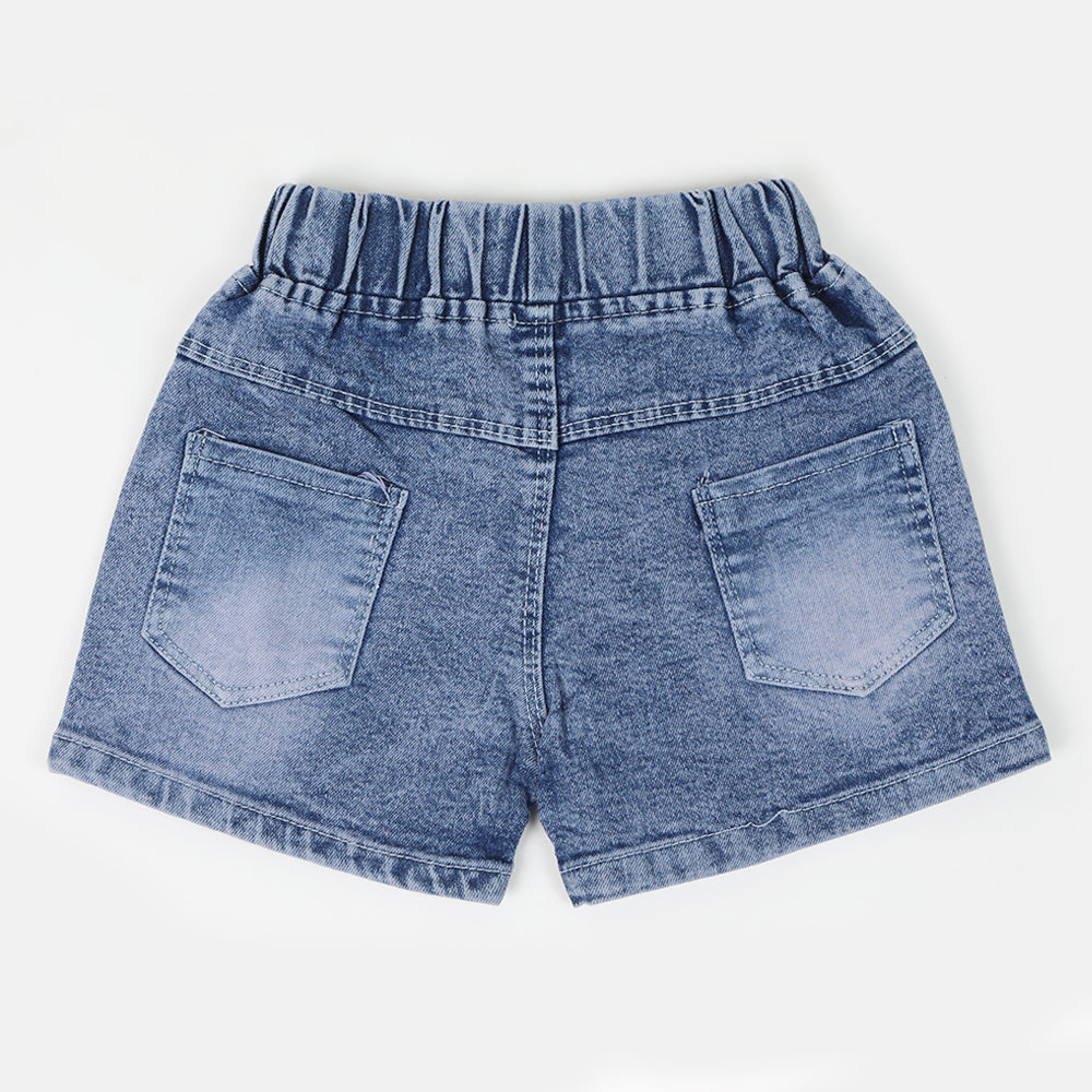 Girls Short - Blue, Girls Shorts Skirts, Chase Value, Chase Value