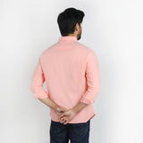 Men's Casual Chambray Shirt - Light Salmon, Men's Shirts, Chase Value, Chase Value