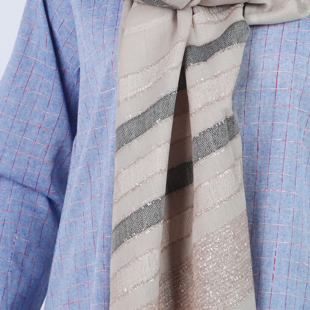 Women's Turkish Sparkle - Grey, Women Shawls & Scarves, Chase Value, Chase Value