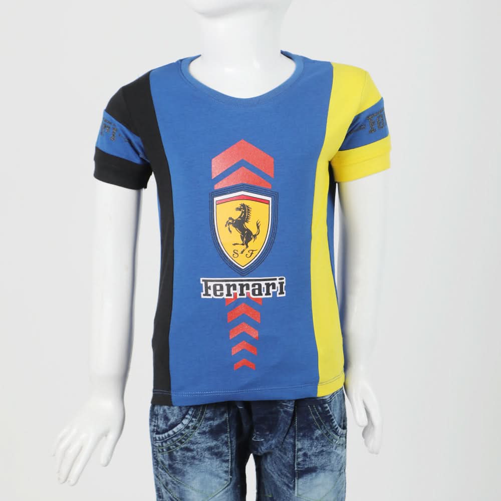 Boys T-Shirt - Blue, Boys T-Shirts, Chase Value, Chase Value