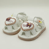 Girls Sandal - White, Girls Sandals, Chase Value, Chase Value