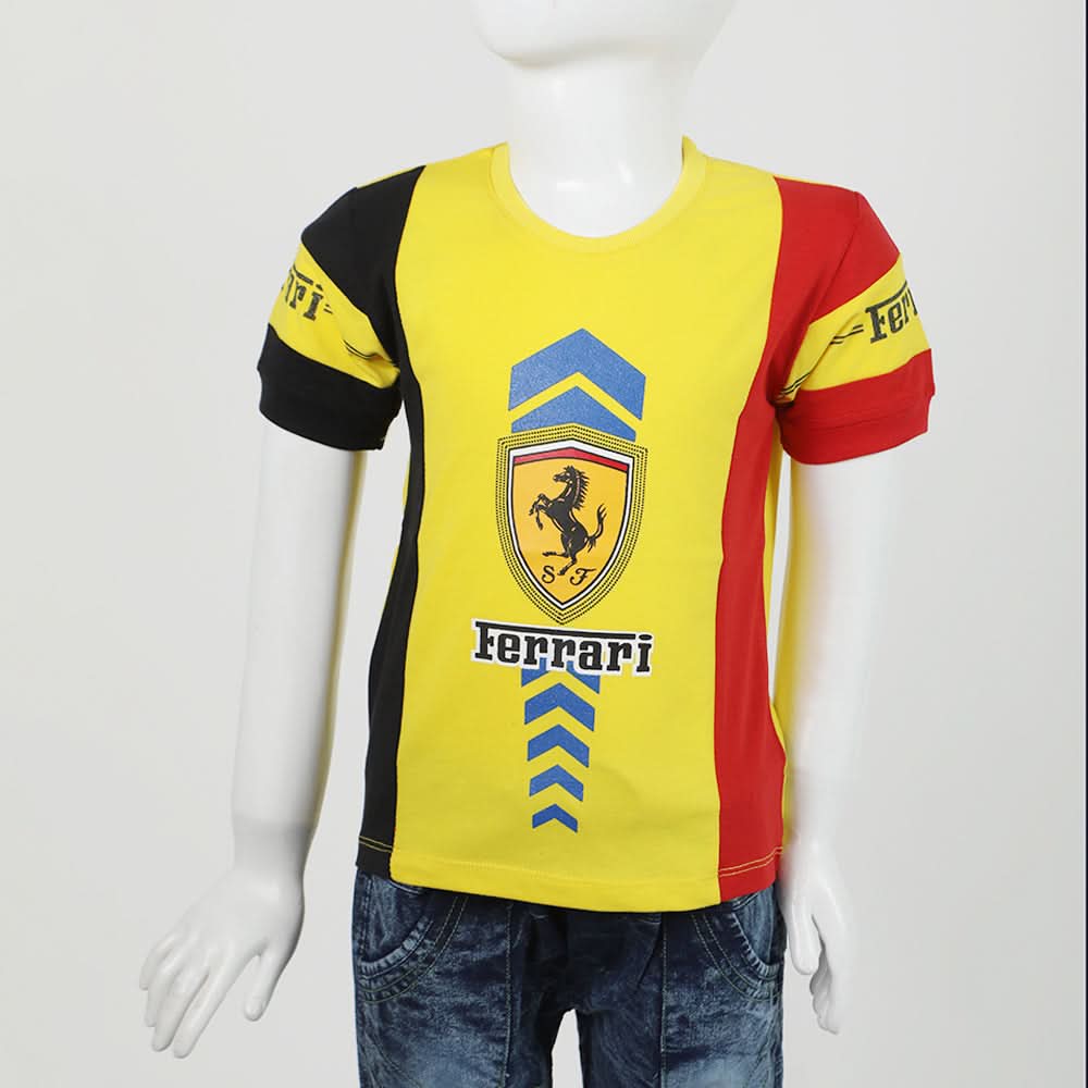 Boys T-Shirt - Yellow, Boys T-Shirts, Chase Value, Chase Value