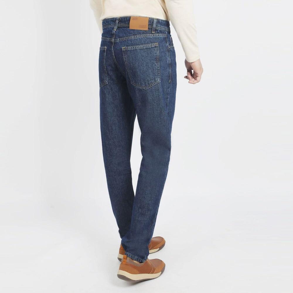 Men's Denim Pant Rigid - Dark Blue, Men's Casual Pants & Jeans, Chase Value, Chase Value