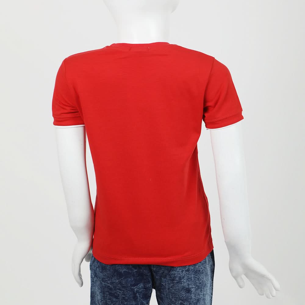 Boys T-Shirt - Red, Boys T-Shirts, Chase Value, Chase Value