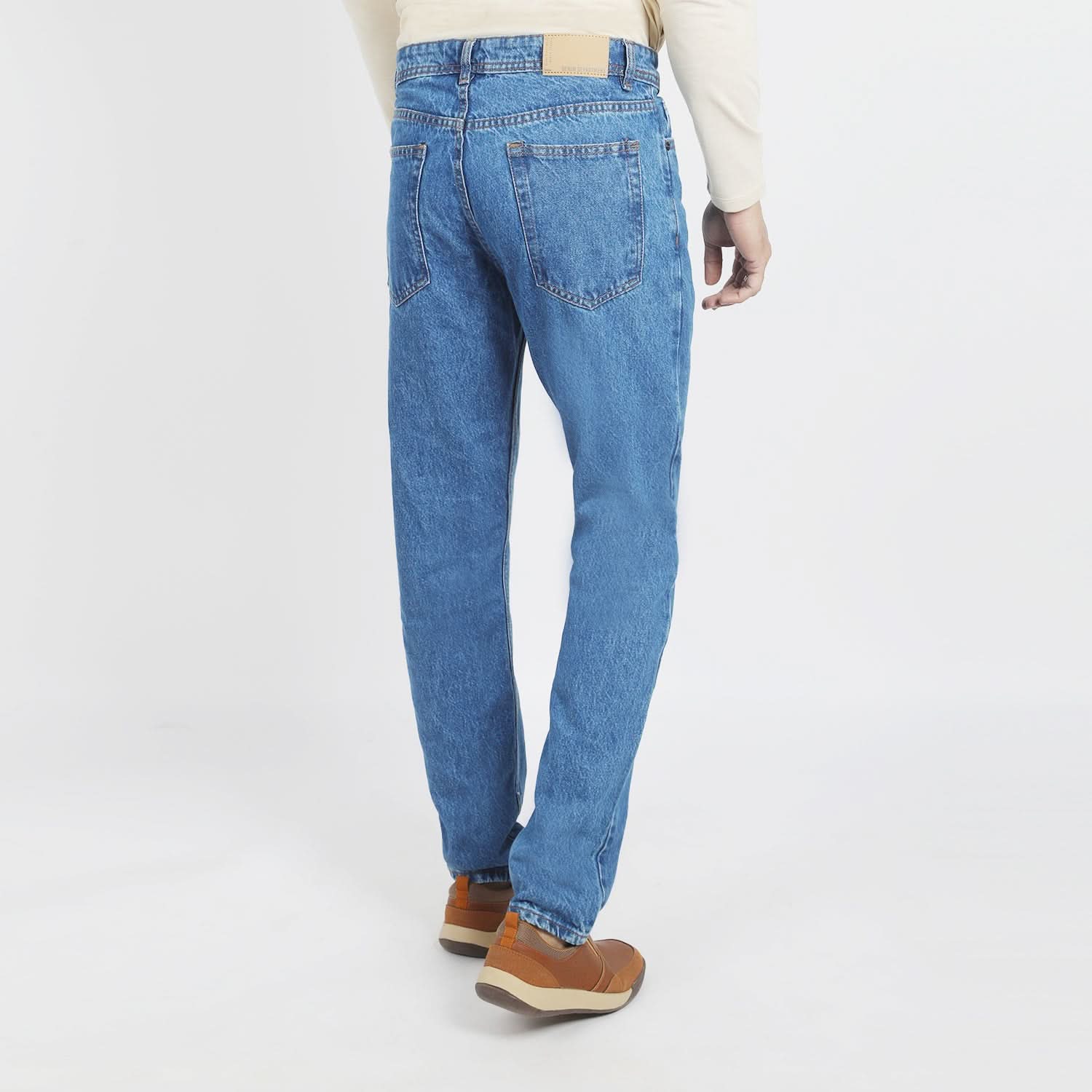 Men's Denim Pant Rigid - Blue, Men's Casual Pants & Jeans, Chase Value, Chase Value