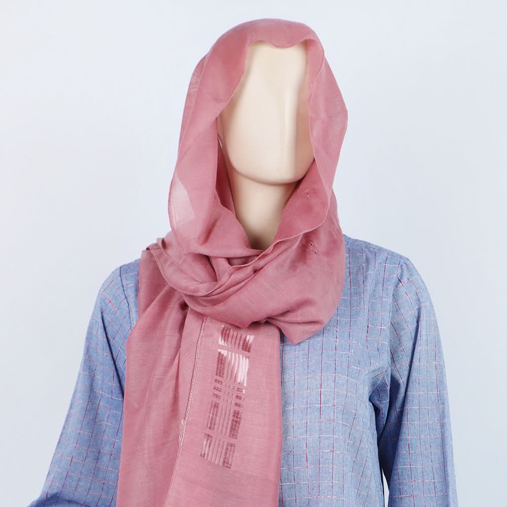 Women's Jacquard Turkish Scarves - Dark Pink, Women Shawls & Scarves, Chase Value, Chase Value