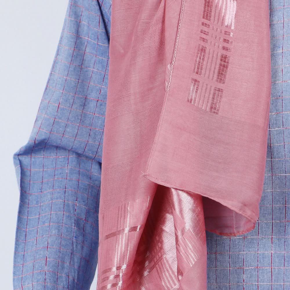 Women's Jacquard Turkish Scarves - Dark Pink, Women Shawls & Scarves, Chase Value, Chase Value