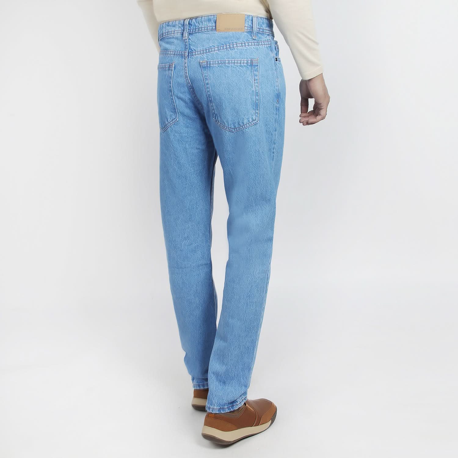 Men's Denim Pant Rigid - Light Blue, Men's Casual Pants & Jeans, Chase Value, Chase Value
