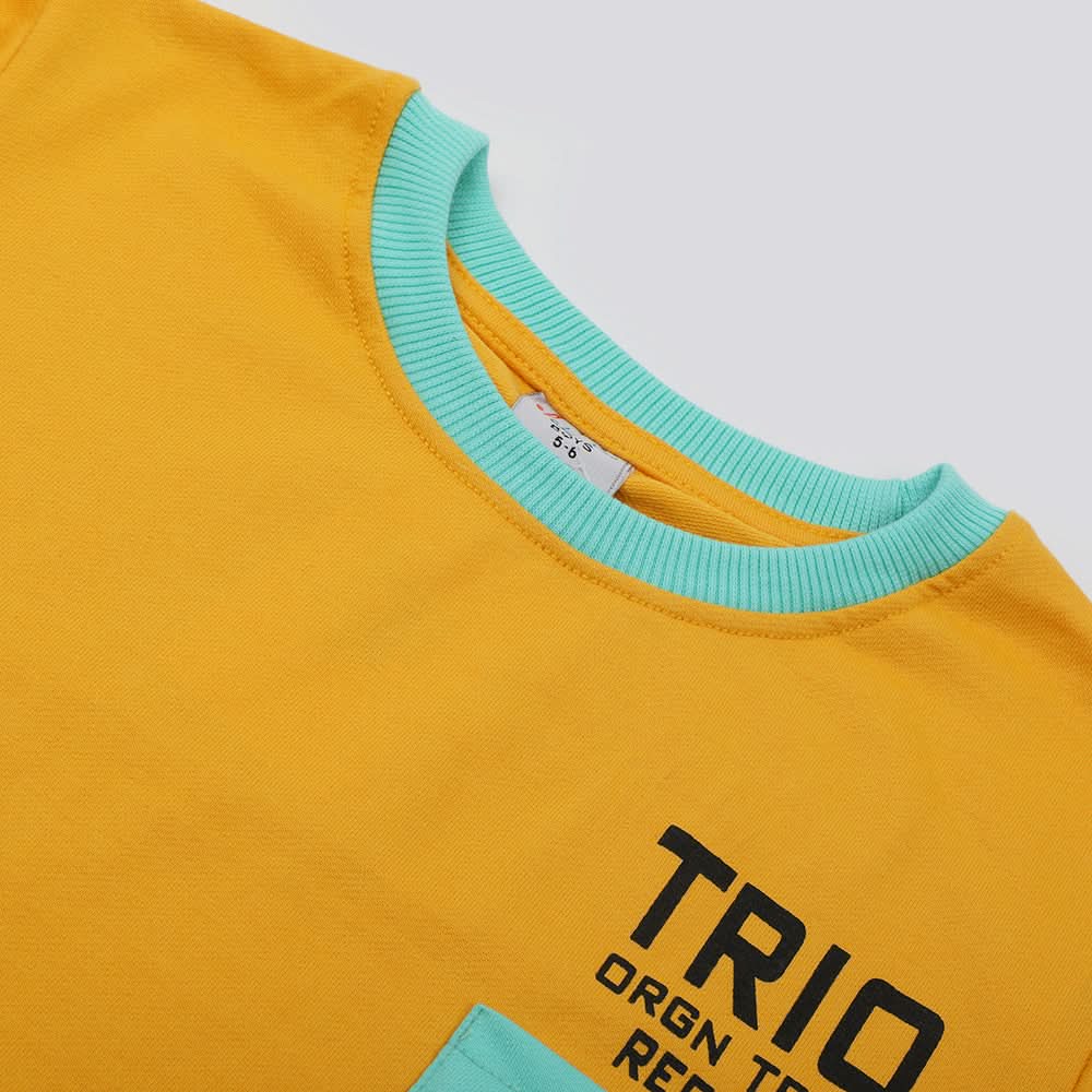 Boys Full Sleeves Pajama Suit - Mustard, Boys Sets & Suits, Chase Value, Chase Value