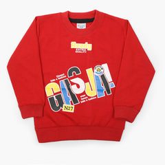 Boys Full Sleeves SweatShirt - Red
