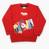 Boys Full Sleeves SweatShirt - Red, Boys Hoodies & Sweat Shirts, Chase Value, Chase Value