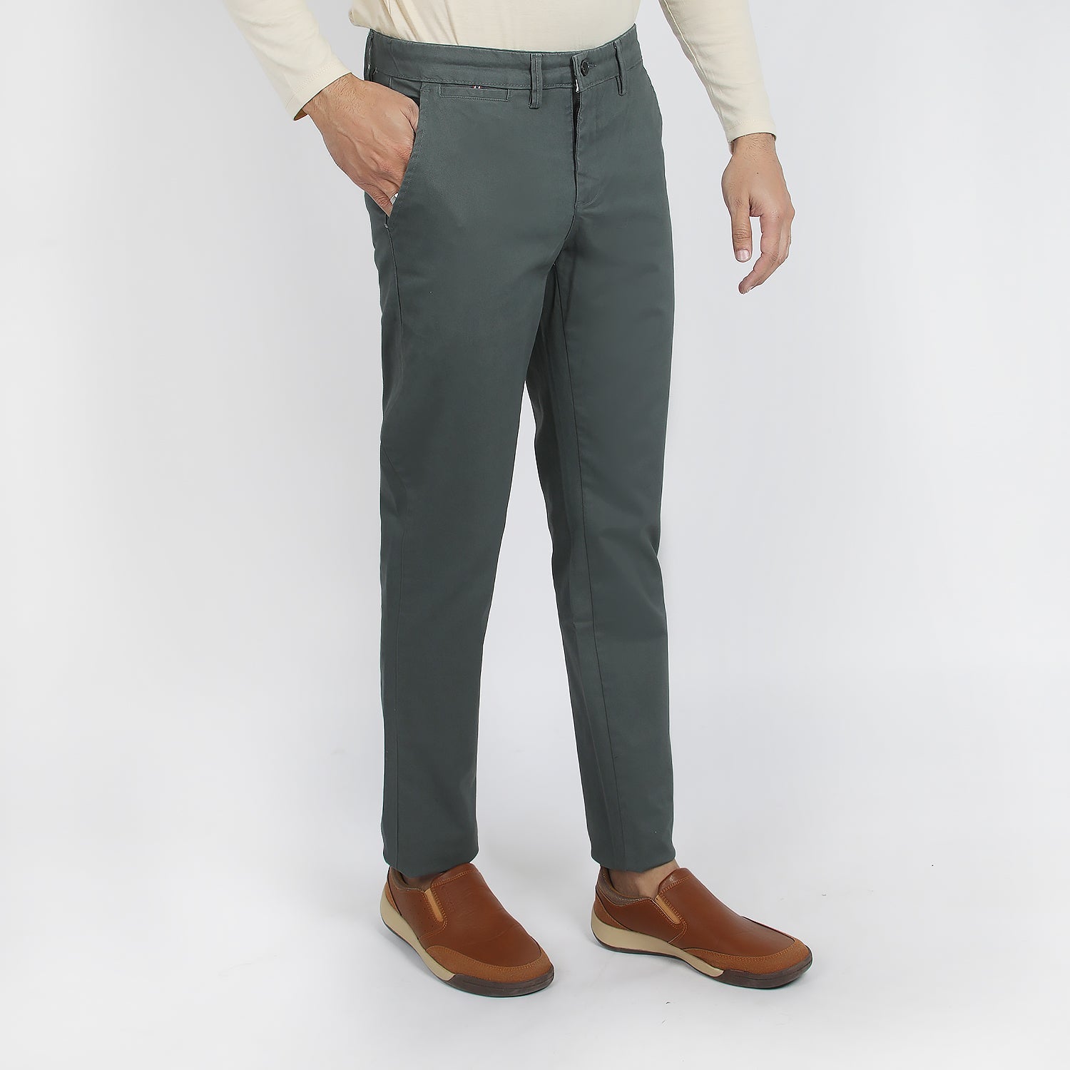 Eminent Men's Cotton Casual Pant - Dark Grey, Men's Casual Pants & Jeans, Eminent, Chase Value