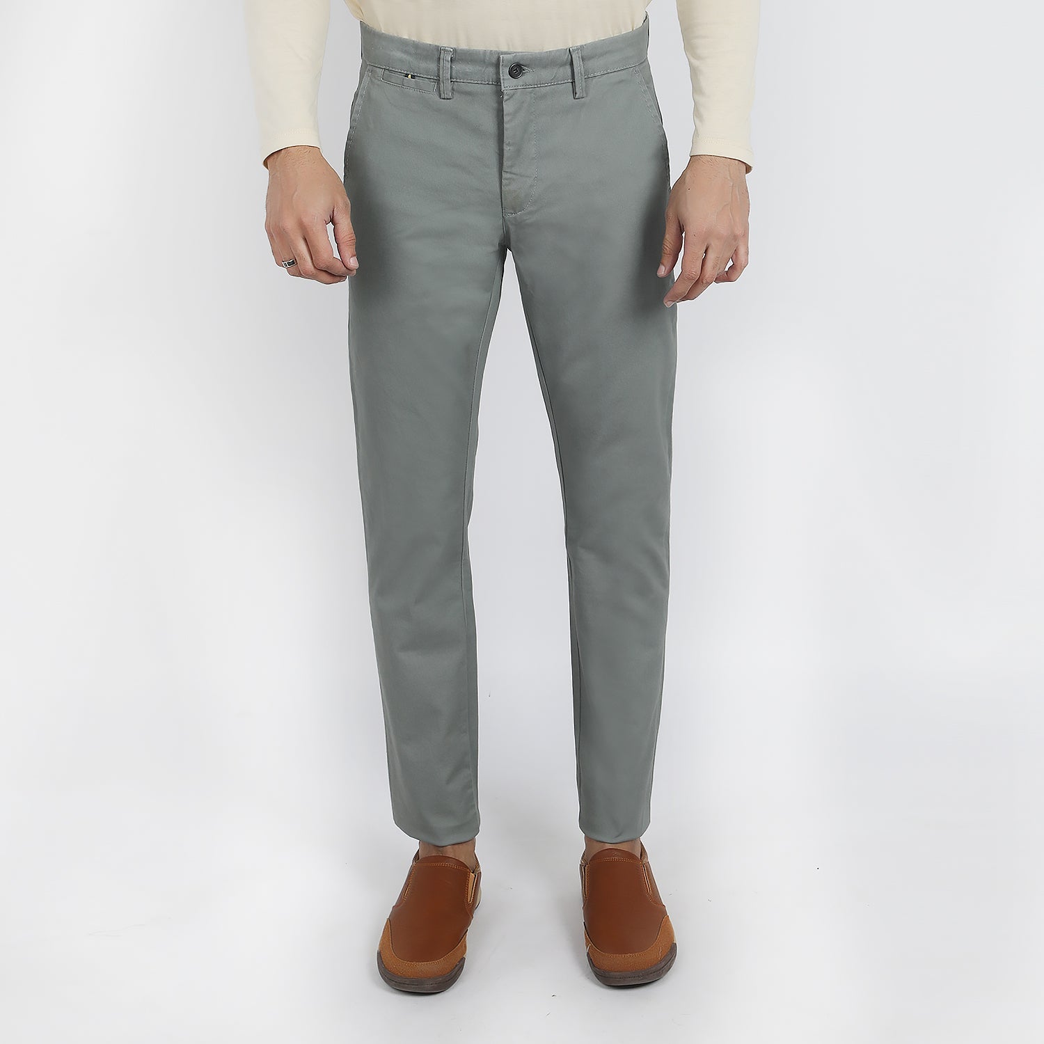 Eminent Men's Cotton Casual Pant - Grey, Men's Casual Pants & Jeans, Eminent, Chase Value
