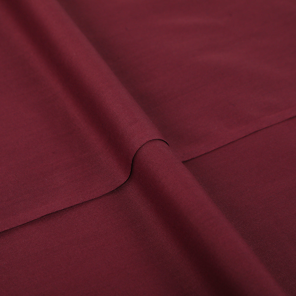 Men's Shabbir Gold Plain Wash & Wear Fabric - Maroon, Men's Unstitched Fabric, Shabbir, Chase Value