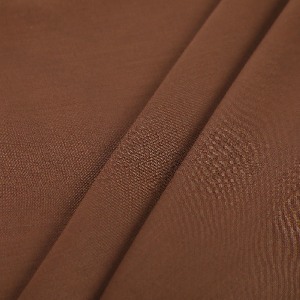 Men's Shabbir Gold Plain Wash & Wear Fabric - Brown, Men's Unstitched Fabric, Shabbir, Chase Value