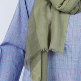 Women's Turkish Slub Texture - Olive Green, Women Abayas, Chase Value, Chase Value