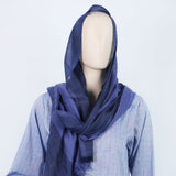Women's Turkish Slub Texture - Navy Blue, Women Abayas, Chase Value, Chase Value