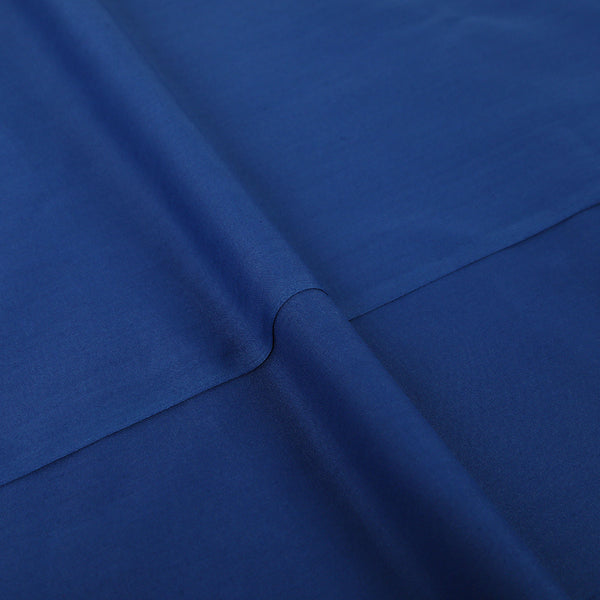 Men's Shabbir Gold Plain Wash & Wear Fabric - Dark Blue