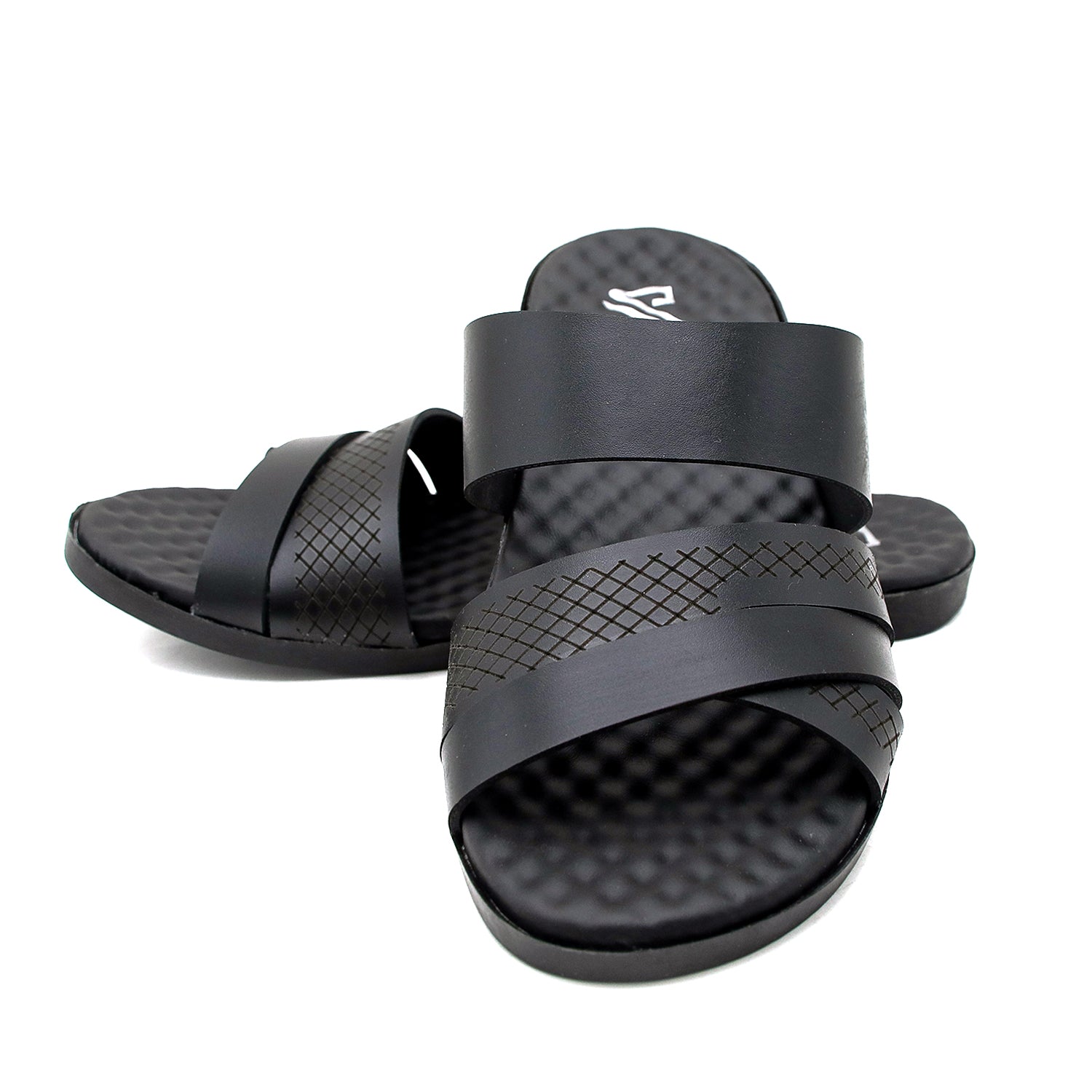 Men's Slipper - Black, Men's Slippers, Chase Value, Chase Value