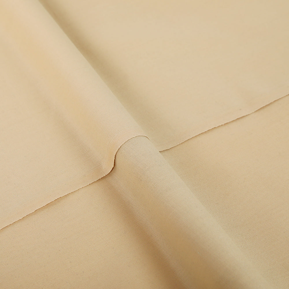 Men's Shabbir Gold Plain Wash & Wear Fabric - Fawn, Men's Unstitched Fabric, Shabbir, Chase Value