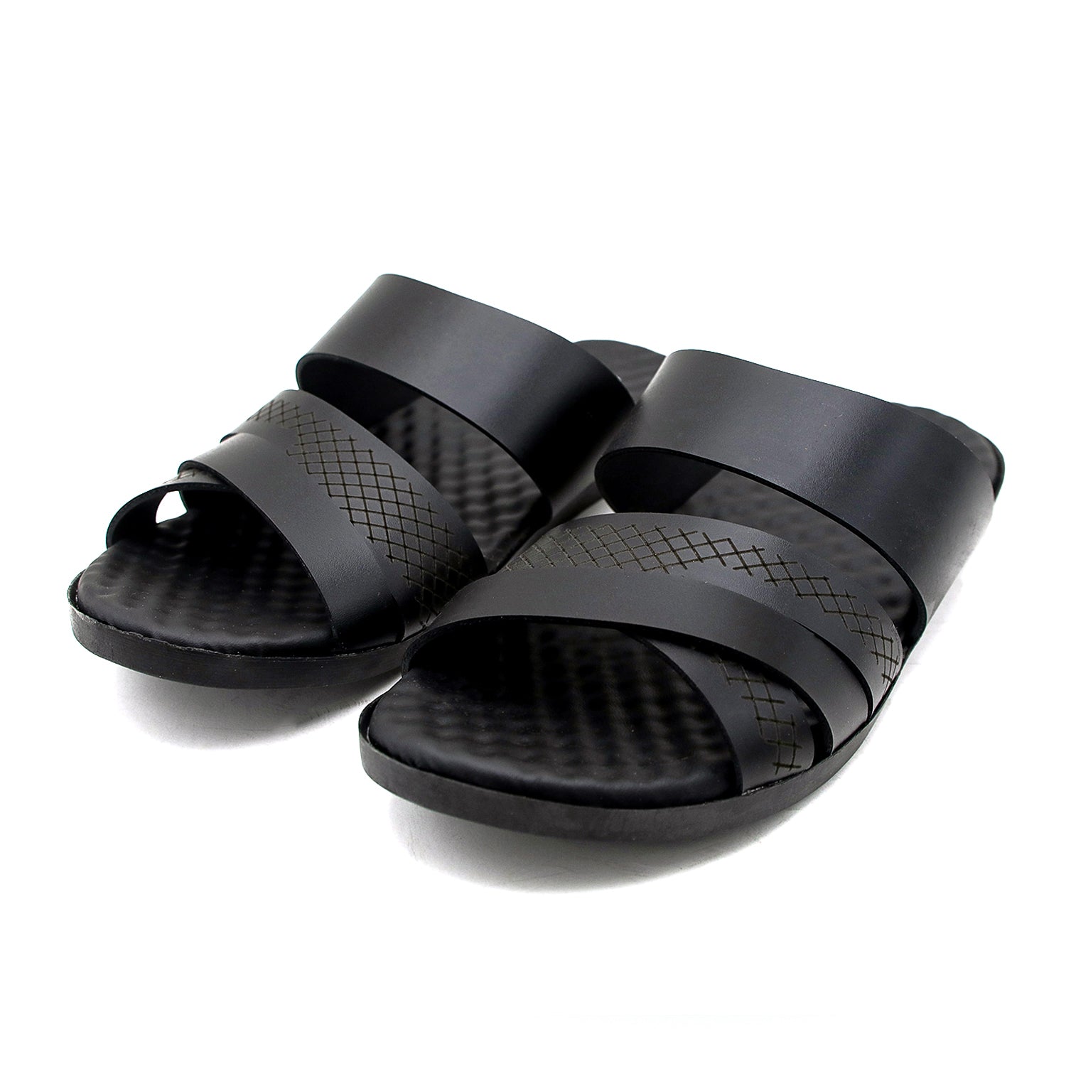 Men's Slipper - Black, Men's Slippers, Chase Value, Chase Value