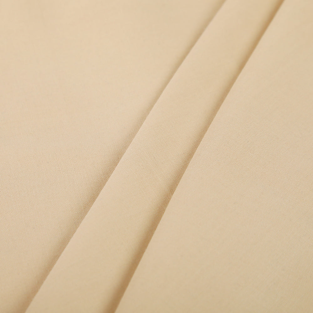 Men's Shabbir Gold Plain Wash & Wear Fabric - Fawn, Men's Unstitched Fabric, Shabbir, Chase Value