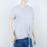 Women's Printed Half Sleeves Top - Grey, Women T-Shirts & Tops, Chase Value, Chase Value