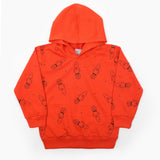 Boys Full Sleeves Hoodie - Orange, Boys Hoodies & Sweat Shirts, Chase Value, Chase Value