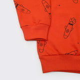 Boys Full Sleeves Hoodie - Orange, Boys Hoodies & Sweat Shirts, Chase Value, Chase Value