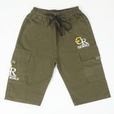 Boys Cotton Short - Olive Green, Boys Shorts, Chase Value, Chase Value