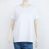 Women's Printed Half Sleeves Top - White, Women T-Shirts & Tops, Chase Value, Chase Value