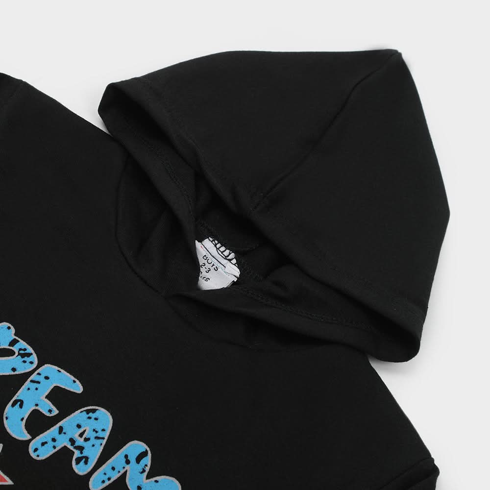 Boys Full Sleeves Hoodie - Black, Boys Hoodies & Sweat Shirts, Chase Value, Chase Value