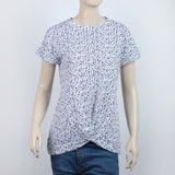 Women's Printed Half Sleeves Top - White, Women T-Shirts & Tops, Chase Value, Chase Value