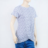 Women's Printed Half Sleeves Top - White, Women T-Shirts & Tops, Chase Value, Chase Value