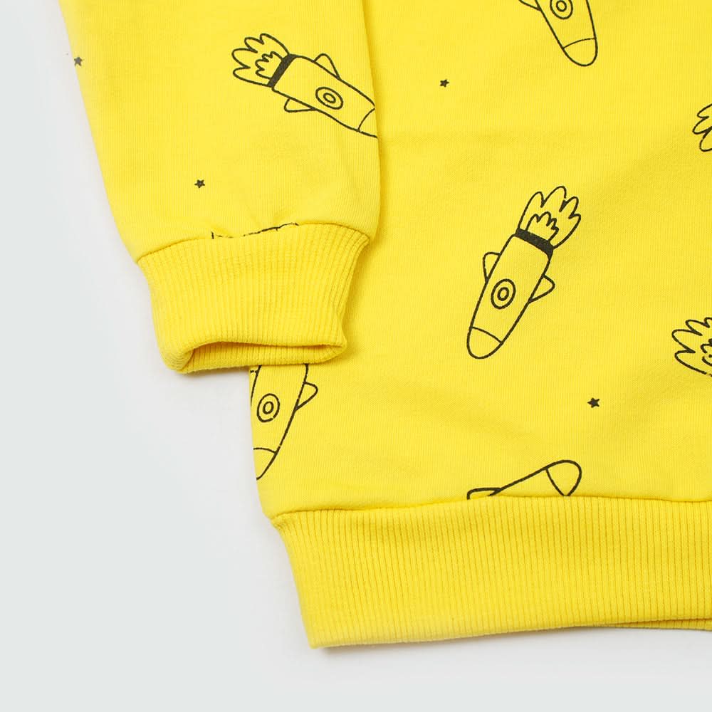 Boys Full Sleeves Hoodie - Yellow, Boys Hoodies & Sweat Shirts, Chase Value, Chase Value