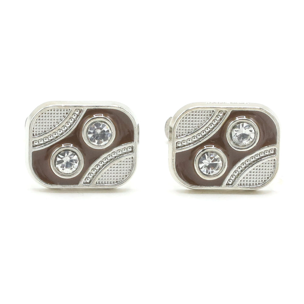 Men's Cufflink - Brown, Men's Cufflinks, Chase Value, Chase Value