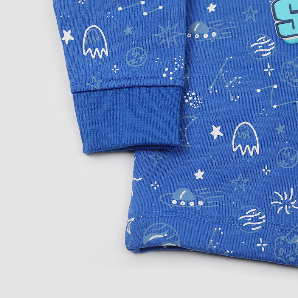 Eminent Newborn Boys Sweat Shirt - Royal Blue, Newborn Boys Winterwear, Eminent, Chase Value